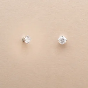 Puces d’Oreilles Diamants Vintage