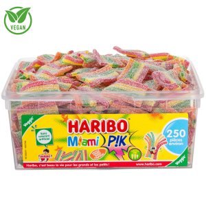 Bac de 250 pièces de Miami Pik Haribo
