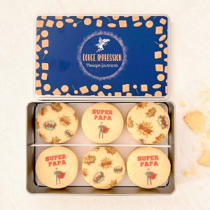 Coffret métal de 18 biscuits – Fête des pères